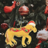 Dun Horse Beaded Embroidered Christmas Tree Decoration