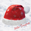 Santa Glitter Snowflake Hat Silk